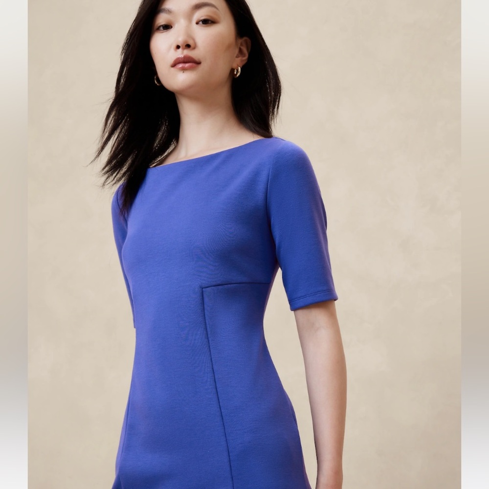 Banana Republic Scuba Seamed Knee-length Dress - Picture 3 of 5